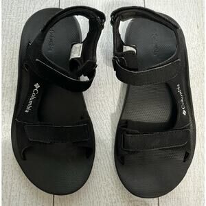 Columbia Women’s Black Adjustable Suede Strap Sandals Size 6